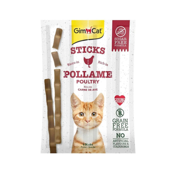 Gim Cat Poultry Cat Treats Sticks 4x20g