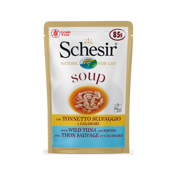 Schesir Wild Tuna & Squid Cat Soup 85g