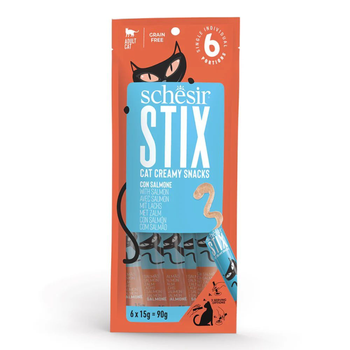 Schesir Stix Salmon Cat Snacks 6x15g