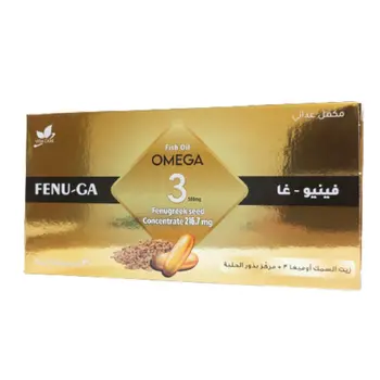 Vita Care Fenu-Ga Omega-3 Fish Oil Capsules 30 Count