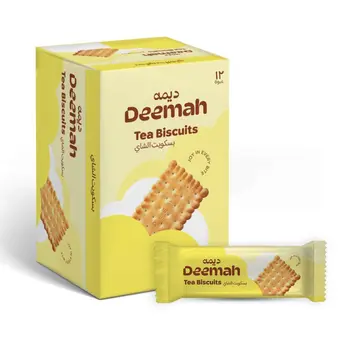 Deemah Tea Biscuits 12x150g Pack