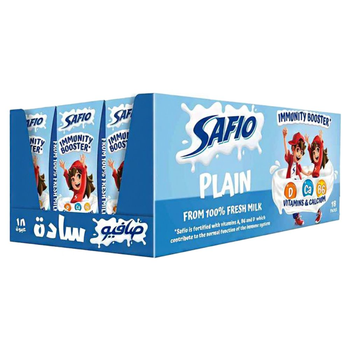 صافيو حليب سادة 18×185مل