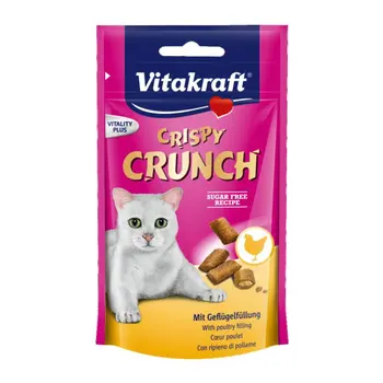 Vitakraft Poultry Crispy Crunch Cat Treats 60g