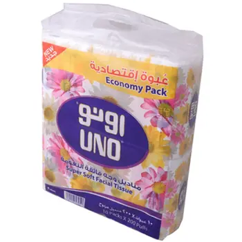 مناديل أونو للوجه 200 حبه