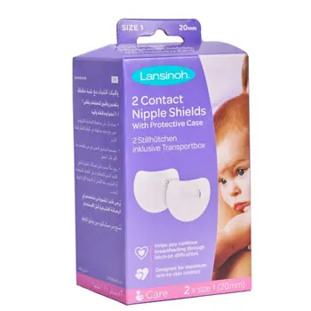 Lansinoh Contact Nipple Shields Size 1 2 Pieces