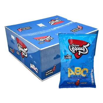 Crispy Letters Ketchup Potato Chips 20x80g