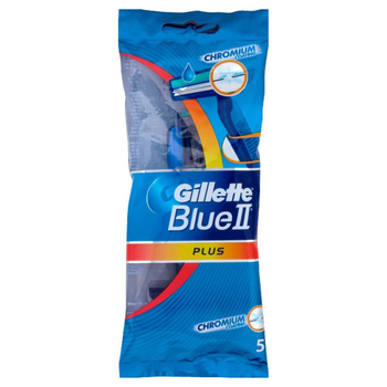 Gillette Blue II Plus Disposable Razors 5 Pieces