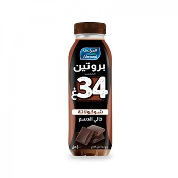 Almarai Chocolate Protein Milk Fat Free 400ml