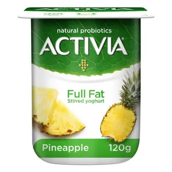 Activia Pineapple Full-Fat Yoghurt 120g