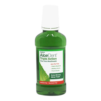 ألودنت غسول فم مفعول ثلاثي بالصبار للثه صحيه 250 مل