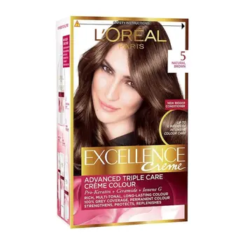 لوريال اكسيلنس صبغة شعر كريم 5 بني فاتح 1قطعة