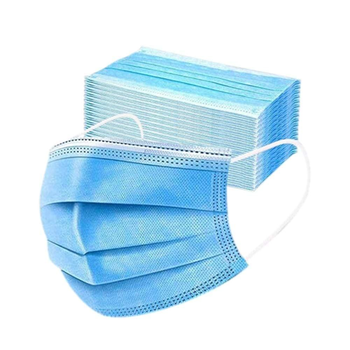 Blue 3-Layer Face Mask 10 Pieces