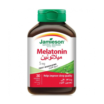 Jamieson Fast-Dissolving Melatonin Tablets 30 Count