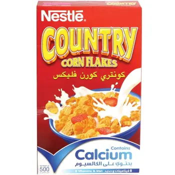 Nestle Country Corn Flakes Breakfast Cereal 500g