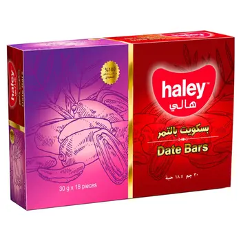 Haley Natural Date Bars 18x30g