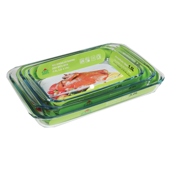 Casa Bonita Rectangular Baking Dish Set 3 Pieces