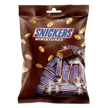 سنيكرز شوكولاتة ميني كيس 150جرام