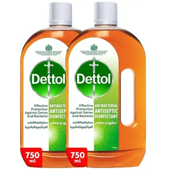 Dettol Antiseptic Disinfectant Liquid 2x750ml
