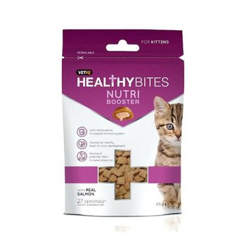 Vetiq Salmon Kitten Treats 65g