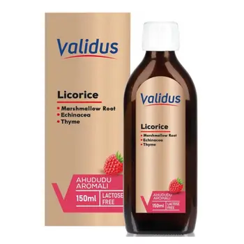 Validus Licorice Syrup with Marshmallow Root 150ml