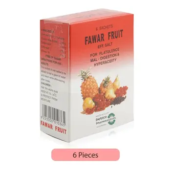 Fawar Fruit Effervescent Sachets 6 Count