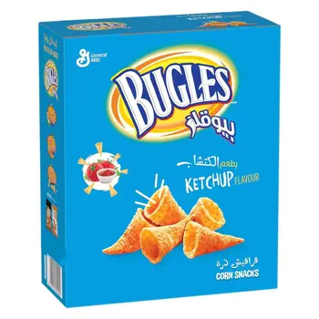 Bugles Ketchup Flavor Corn Snacks 22x15g