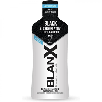 Blanx Black Charcoal Mouthwash 500ml