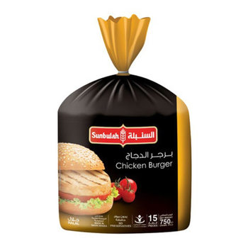 Sunbulah Breaded Chicken Burger 750g