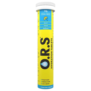 O.R.S Lemon Electrolyte Hydration 24Tablets