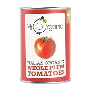 مستر أورجانيك طماطم البرقوق الكاملة 400جرام