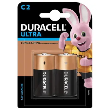 Duracell Plus Power C2 Batteries 2 Pieces