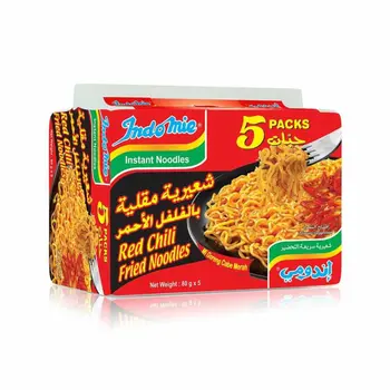 Indomie Red Chili Fried Instant Noodles 5x80g