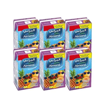 Almarai No Sugar Added Mixed Fruit Drink 6x140ml