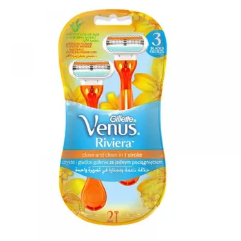 Gillette Venus Riviera Women's Disposable Razors 2 Pieces