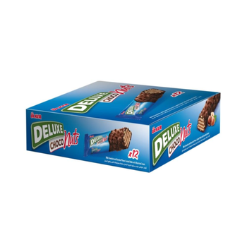 Ulker Deluxe Choco Nuts Hazelnut Wafer Bar 12x35g