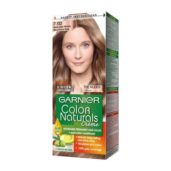 غارنييه صبغة شعر أشقر غامق 7.132 كريم للسيدات 110مل