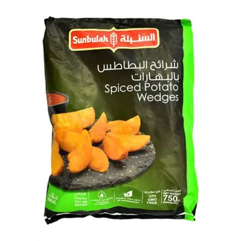 السنبلة بطاطس ويدجز متبله 750 جرام