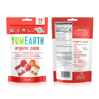 Yumearth Organic Fruit Lollipops 14x85g