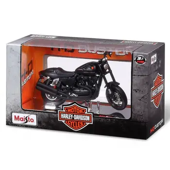 Maisto HD Series Black Motorcycle Scale 1:18