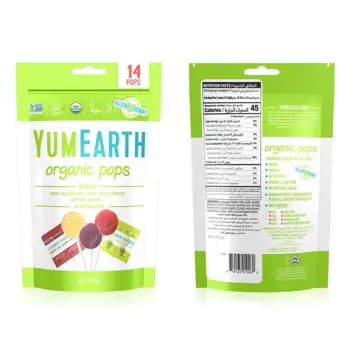 Yumearth Organic Sour Pops Variety Pack 14x85g