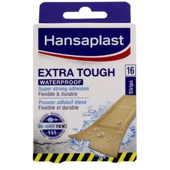 Hansaplast Tough Strips First Aid Bandages 16 Pieces