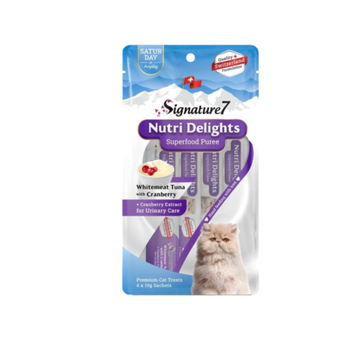 Signature7 Nutri Delights Tuna-Cranberry Cat Treats 60g