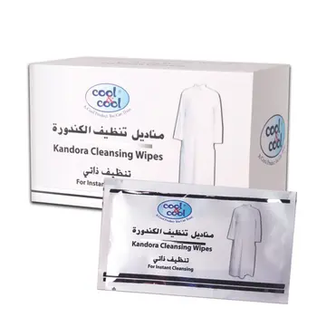كول أند كول مناديل تنظيف الكندورا المبللة 12 قطعة × عبوة من 12 قطعة