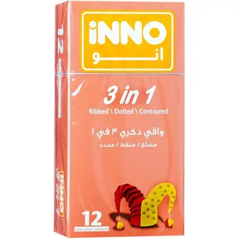 إينو واقي ذكري 3 في 1 12 حبة