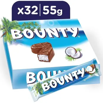 Bounty Coconut Milk Chocolate Bars 32x55g