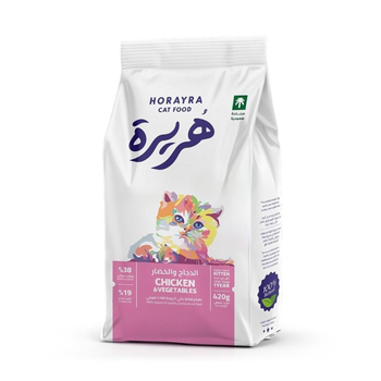 هريرة دجاج وخضار قطط صغيرة 420جرام