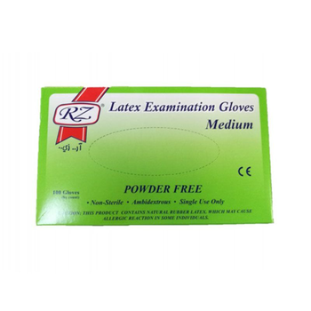 لاتكس قفازات مطاطية وسط