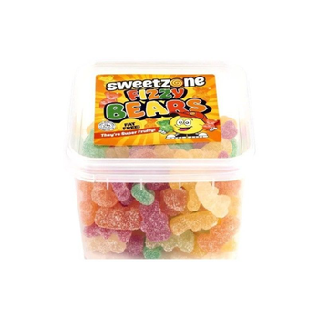Sweetzone Fizzy Bears Super Fruity Candy Floss 20g