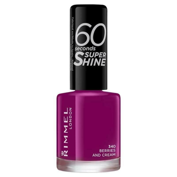 Rimmel London 60 Seconds Super Shine Nail Polish Purple 1Piece