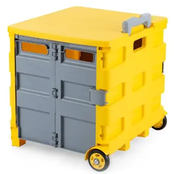 الرماية عربة قابلة للطي أصفر + رمادي 30لتر